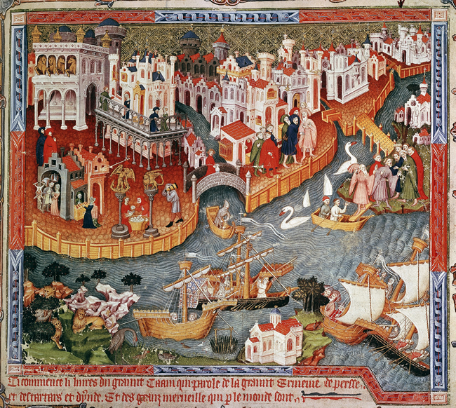Marco Polo: partenza da Venezia nel 1271, Biblioteca Bodleian Library di Oxford